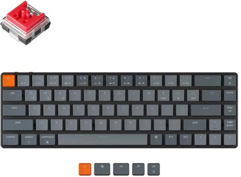 Keychron K7 Hot Swappable 65 Low Profile KEY K7 E1 Цени евтини оферти за Клавиатури