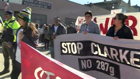 Marchers Descend On County Courthouse In Response To Sheriff David Clarke