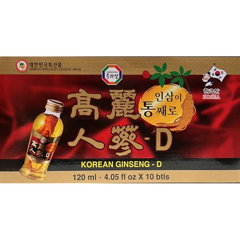 Full Case Of 10x Surasang Korean Ginseng Drink 120ml Speciality Ginseng