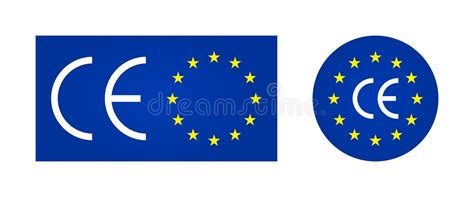 ce standard mark stock illustrations  ce standard mark stock