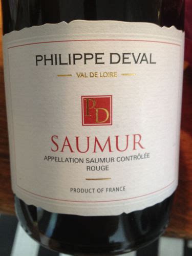 Philippe Deval Saumur Rouge Vivino US