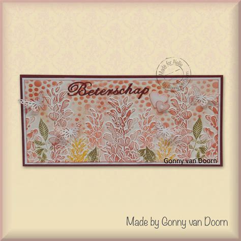 Nellie Snellen S D Embossing Folder Slimline Lupins