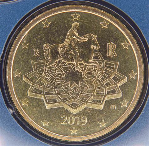 Italy 50 Cent Coin 2019 - euro-coins.tv - The Online Eurocoins Catalogue