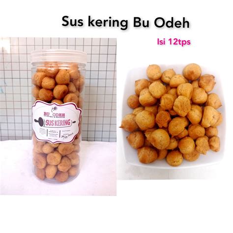 Sus Kering Bu Odeh / Kue Sus Kering / Kue Sus / Mini Soes / Snack Gurih / Renyah / Cemilan Murah ...