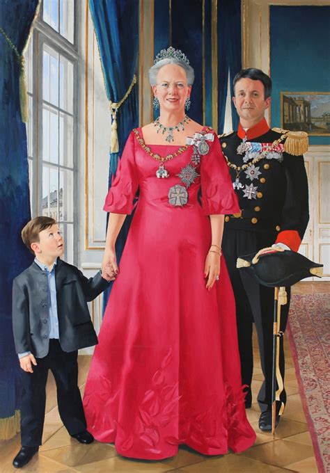 Kungligheter: Drottning Margrethe, Kronprins Frederik och Prins Christian- tre generationer på ...