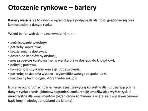 Otoczenie Konkurencyjne Przedsi Biorstwa