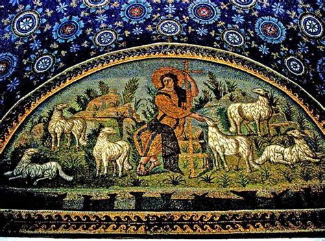 The Good Shepherd Mausoleum Of Galla Placidia C Ad Ravenna