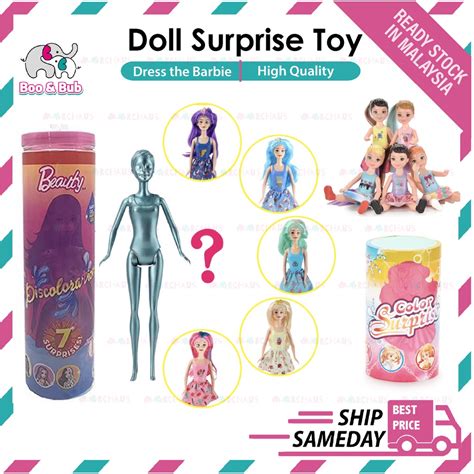 Booandbub Doll Suprise Toy Full Set Color Reveal Blind Box Whole Box Surprise Barbie Doll