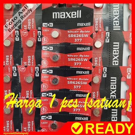 Jual Baterai Maxell Sr Sw Batre Jam Tangan Arloji Mini Kecil