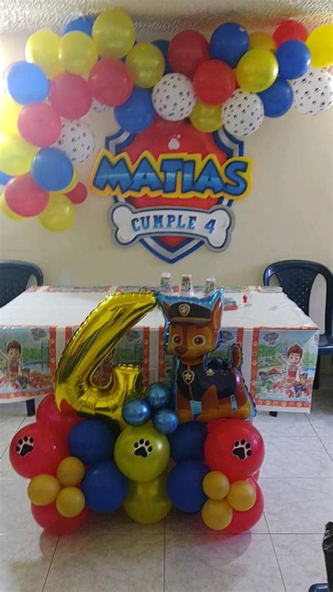 Decoracion Paw Patrol Decoración De Fiestas Infantiles Decoracion