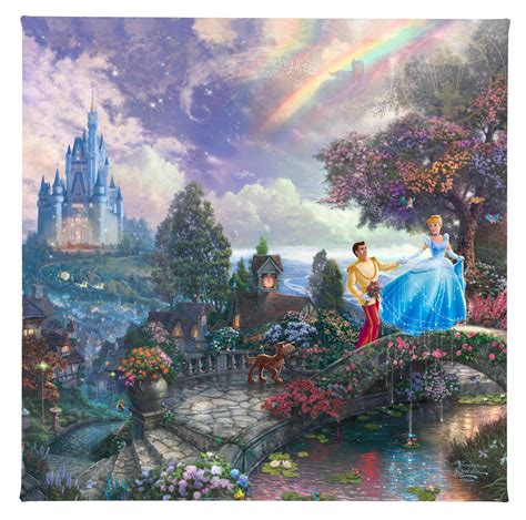 Thomas Kinkade Disney Cinderella Castle