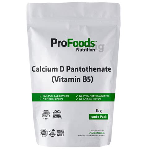 Profoods Calcium D Pantothenate Vitamin B Buy Packet Of Kg