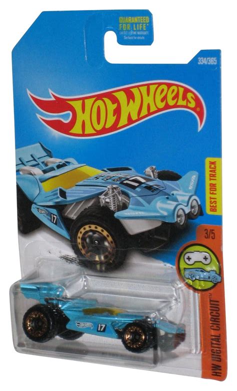 Hot Wheels HW Digital Circuit 3 5 2015 Blue Blade Raider Car 334 365