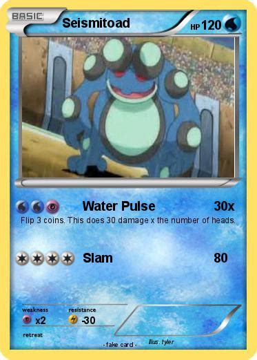 Pokémon Seismitoad 28 28 - Water Pulse - My Pokemon Card