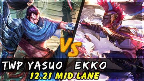 Thewanderingpro Yasuo Vs Ekko Mid Patch Yasuo Gameplay Youtube