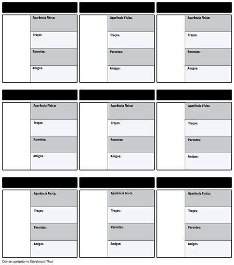 Modelo De Mapa De Caracteres Storyboard Przez Pt Examples Porn Sex