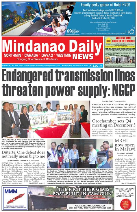 Mindanao Daily Northmin December By Mindanao Daily News Issuu