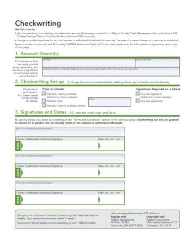 FREE 20+ Check Writing Samples in PDF