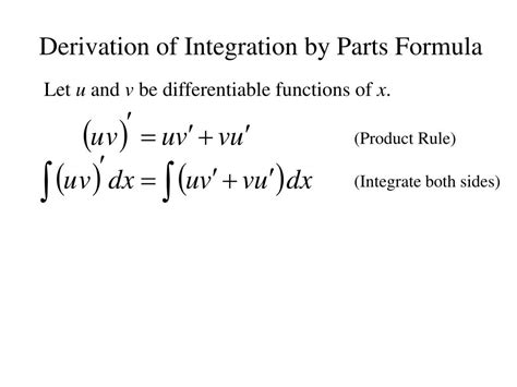 Ppt Integration By Parts Powerpoint Presentation Free Download Id 257520