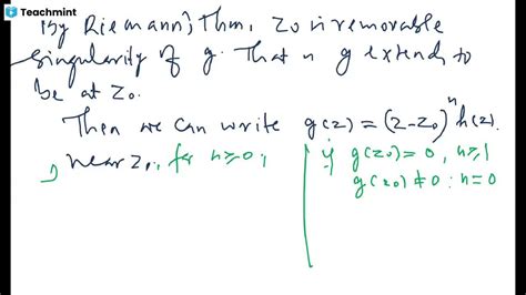 Casorati Weierstrass Theorem Youtube