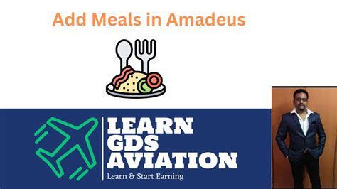 How To Add Meals In Amadeus Gds With Sravml Command Meal Command In