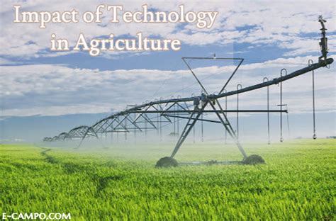 Use And Impact Of Technology In Agriculture