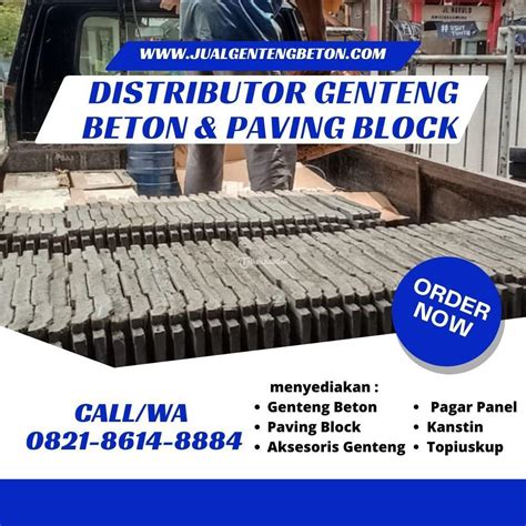 supplier genteng beton bagus  situbondo tribun jualbeli