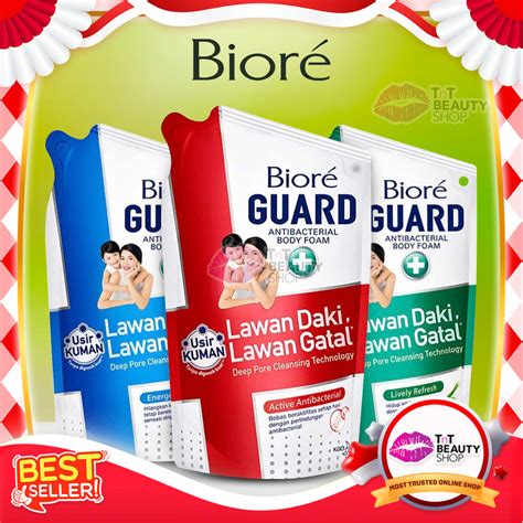 Jual Biore Body Foam Guard Lively Refresh Energetic Cool Active