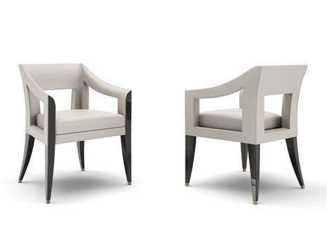 Roosevelt Upholstered Chair With Armrests By Hugues Chevalier