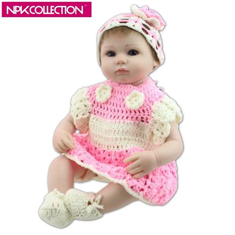 Npk Inch Soft Vinyl Silicone Reborn Baby Girl Doll Handmade Touch