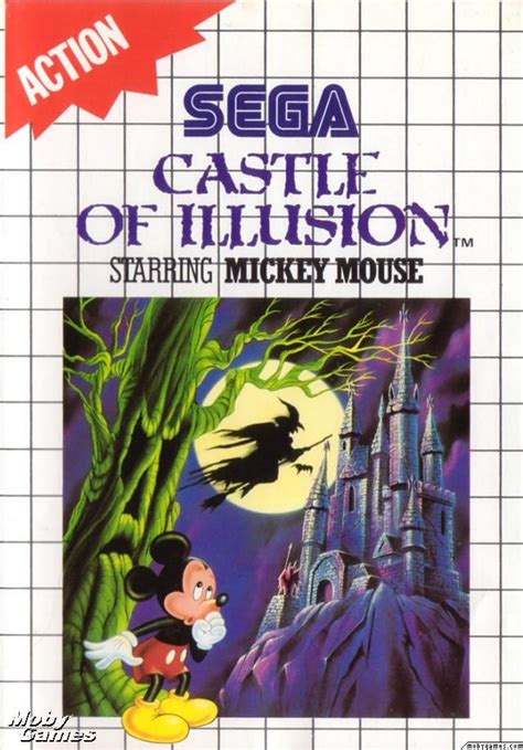 Castle Of Illusion Starring Mickey Mouse 1991 Game Gear Cover Art