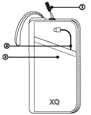 XQISIT UV C Sterilizer With 500Mah Power Bank Instruction Manual