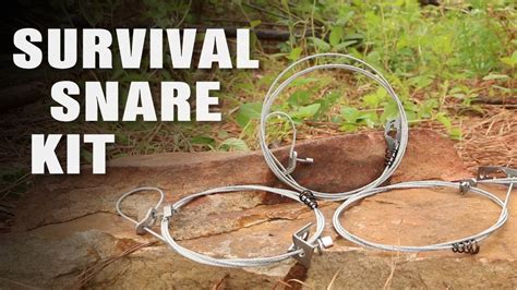 Small Animal Survival Snare Kit Youtube