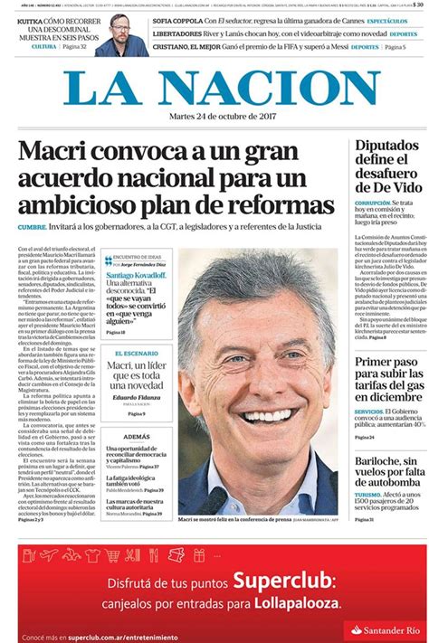 La Nación Martes 24 De Octubre De 2017 Infobae