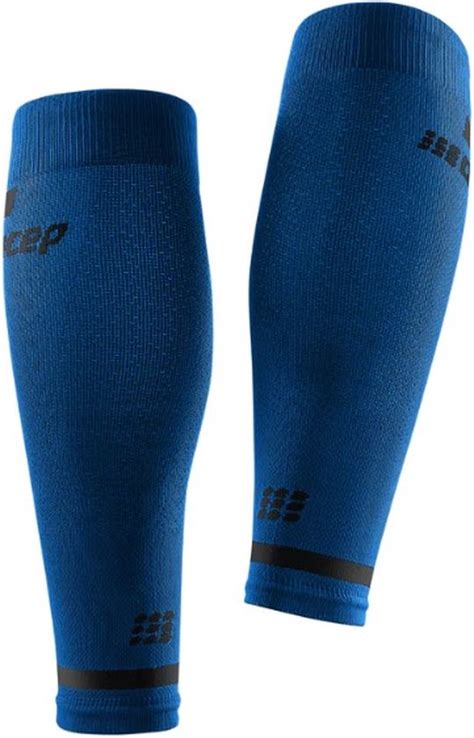 Cep The Run Compression Calf Sleeves Men Maat Blue Tot