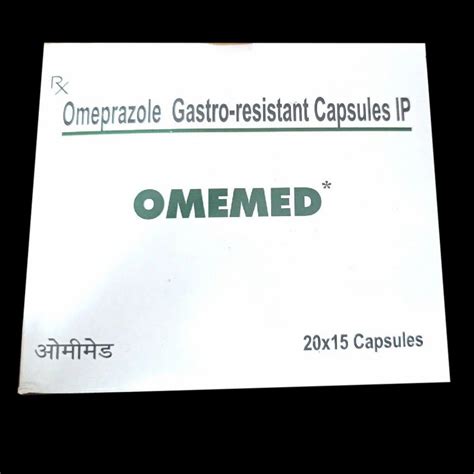 Omemed Mg Omeprazole Gastro Resistant Capsule Ip At Rs Box