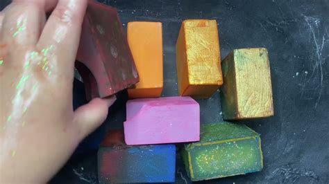 Dyed Cannon Gym Chalk Blocks Asmr Oddly Satisfying Youtube