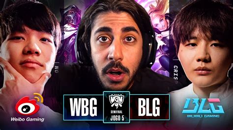 Weibo Gaming X Blg Jogo Semifinal Worlds Youtube