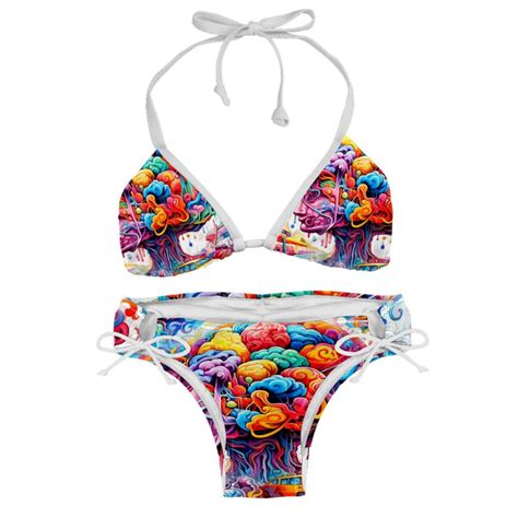 Mind Car Women S Swimwear Bikini Set With Detachable Sponge And