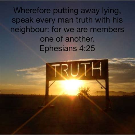 Ephesians 4 25 King James Version Kjv Truth Morning Devotion