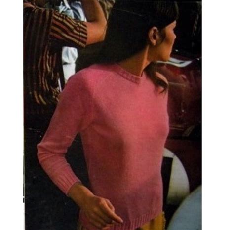 ELLE FRANCE 1971 Eric Bompard Fashion Turtle Neck