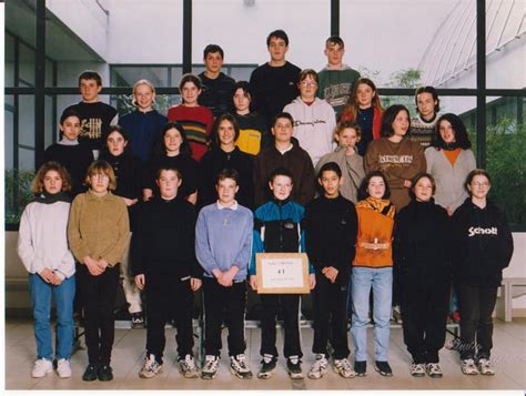 Photo de classe 4EME 1 de 1997 Collège Jacques Prévert Copains d avant