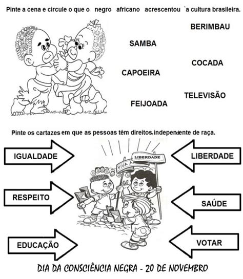 20 Atividades Consciência Negra Para Educação Infantil