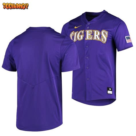 LSU Tigers College Baseball Purple Elite Replica Jersey