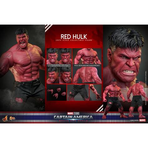 全新未拆 Hot toys Mms 紅浩克 美國隊長 無畏新世界 非 mms mms 蝦皮購物