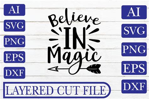 Believe In Magic Svg Design Graphic By Creative Trends · Creative Fabrica