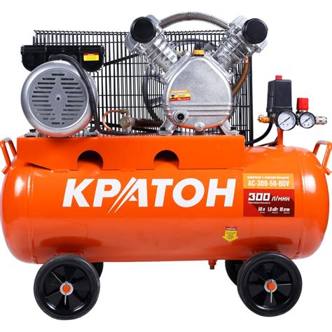 Масляный компрессор с ременным приводом Кратон AC-300-50-BDV 3 01 01 ...