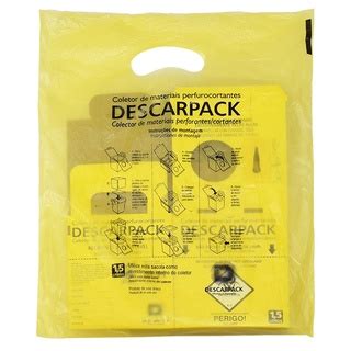 Caixa Coletor De Material Perfuro Cortante Descarpack Litros