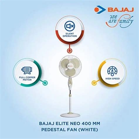 Bajaj Elite Neo Pedestal Fan 16 Inch At Rs 2800 Piece In Ranchi ID