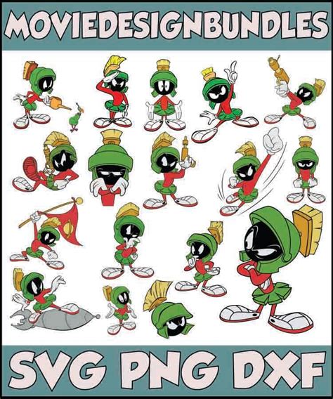 Marvin The Martian Looney Tunes Svg Bundle Movie Design Bundles